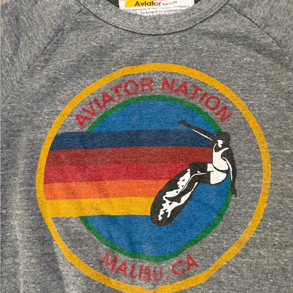 Aviator Nation sweatshirt with Malibu Logo - Picture 2 of 3